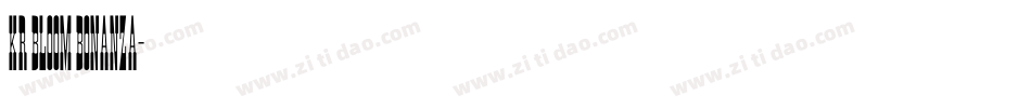 KR Bloom Bonanza字体转换